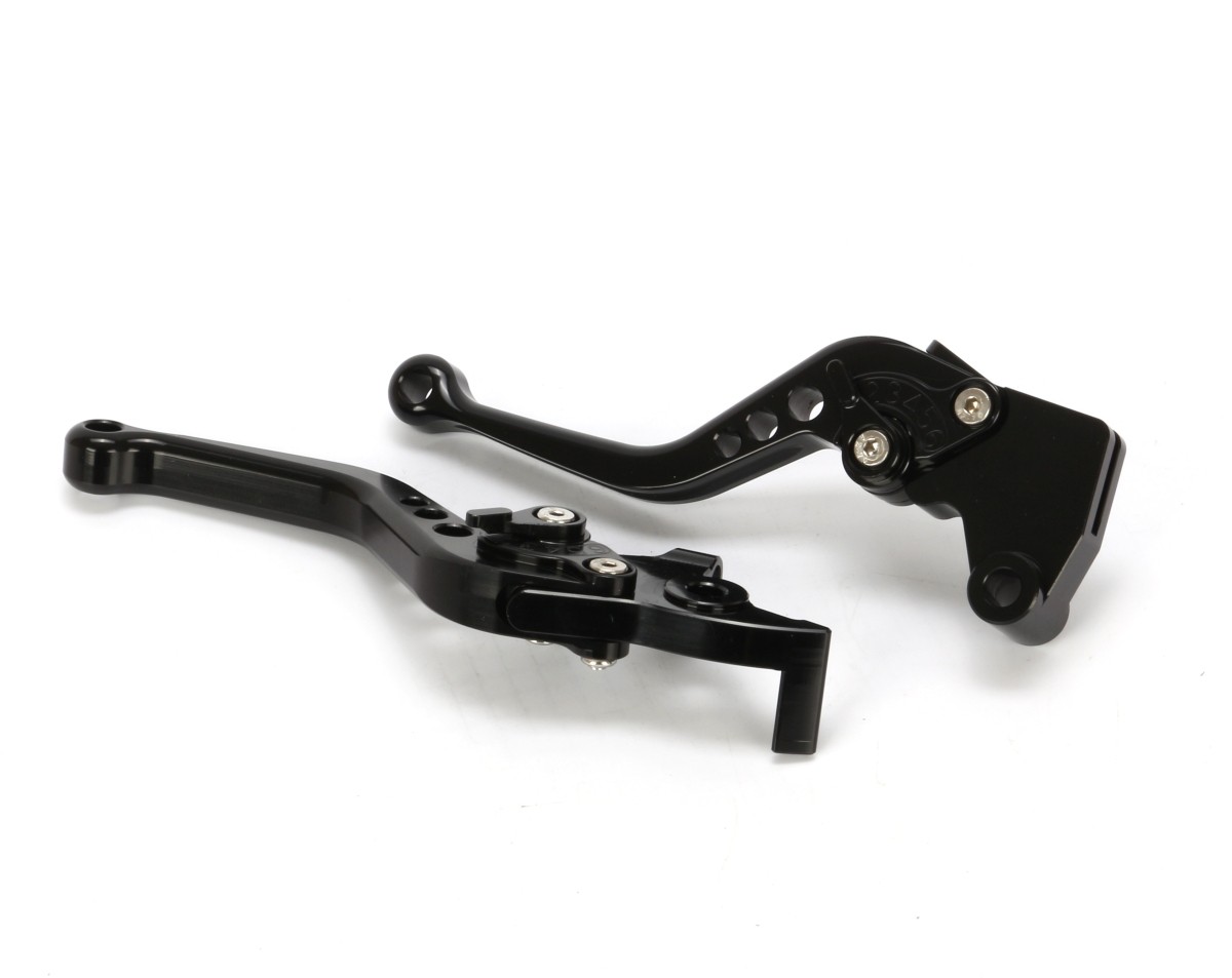 ADJUSTABLE LEVERS BLACK SHORT (PAIR) FOR BREMBO BRAKES (535 CONTINENTAL GT, 2017 ON EFI AND 2017 - 2021 HIMALAYAN)