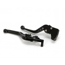 ADJUSTABLE LEVERS BLACK SHORT (PAIR) FOR BREMBO BRAKES (535 CONTINENTAL GT, 2017 ON EFI AND 2017 - 2021 HIMALAYAN)