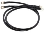 High-quality motorcycle battery cables from Revelry Motorcycles, durable and reliable for motorbike wiring.