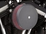 Revelry Motorcycles air filter on V-twin engine, custom motorcycle parts, Melbourne AU.