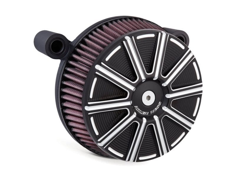 High-performance motorcycle air filter for Revelry Motorcycles, durable and efficient.