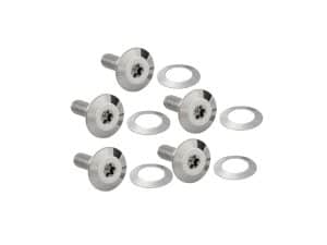 Screws and washers for motorcycle accessories and repair, high-quality stainless steel Fasteners.