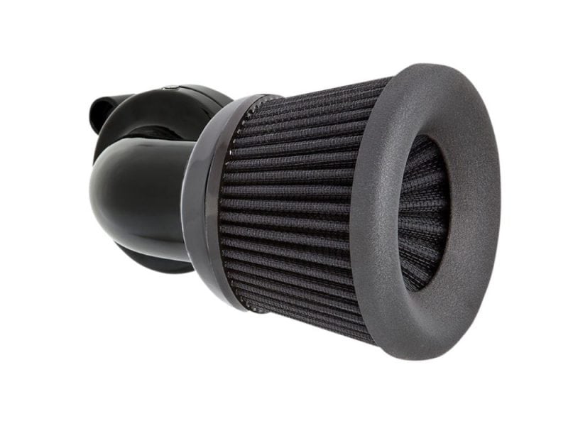 High-performance motorcycle air filter for Revelry Motorcycles, enhances engine airflow and power.