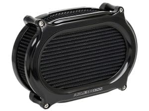 High-performance motorcycle radiator cooling fan for Revelry Motorcycles.