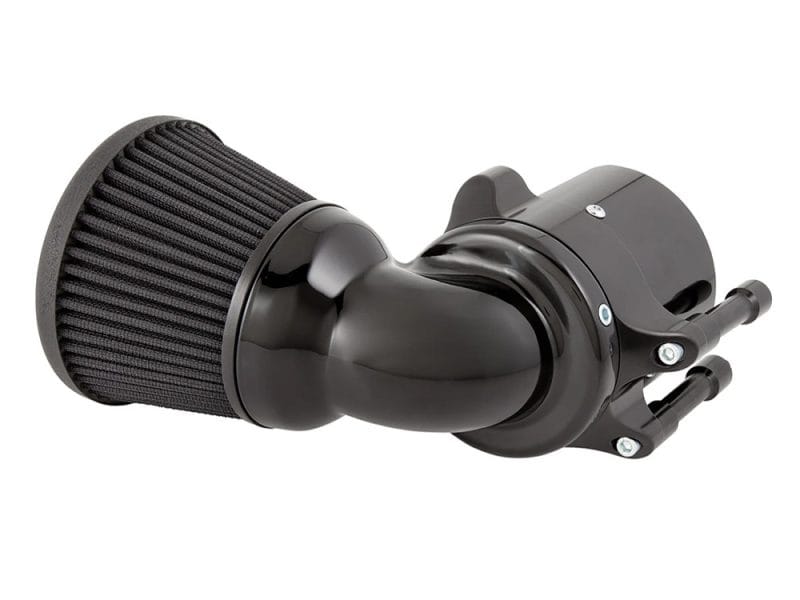 High-performance motorcycle air filter for Revelry Motorcycles, enhanced airflow and engine protection.
