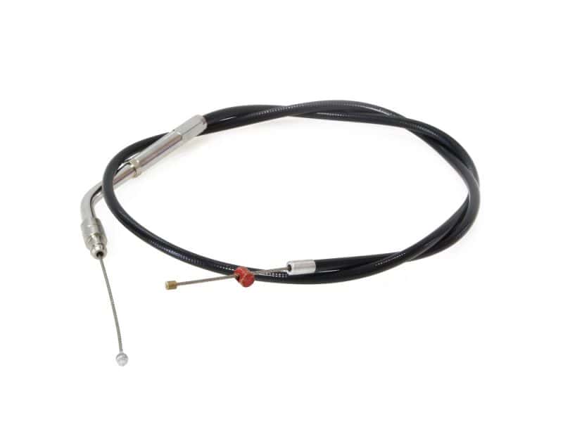 Flexible motorcycle throttle cable for Revelry Motorcycles, high-performance throttle control part.