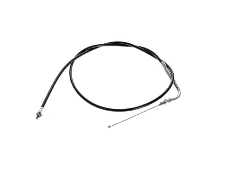 33.5in. Long Black Vinyl Throttle Cable. Fits Big Twin & Sportster 1976-1980 High-quality motorcycle throttle cable for Revelry Motorcycles and custom bikes in Australia.