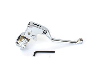 Clutch Lever Assembly - Chrome. Fits Big Twin & Sportster 1982-1995.