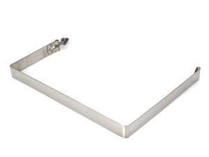 Stainless steel motorcycle sprocket carrier for Revelry Motorcycles custom builds.