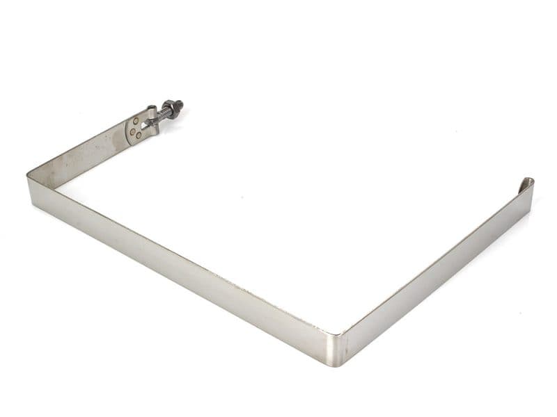 Stainless steel motorcycle sprocket carrier for Revelry Motorcycles custom builds.