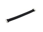 Black leather motorcycle strap for Revelry Motorcycles accessories and gear.