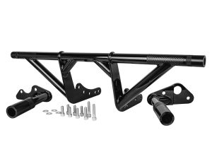 Front & Rear Brawler Crash Bar Kit - Black. Fits Softail 2018up