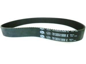 High-quality motorcycle drive belt for Harley Davidson bikes at Revelry Motorcycles.