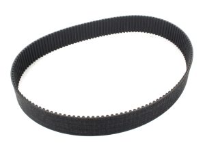 Flexible black motorcycle belt for Revelry Motorcycles bike accessories.