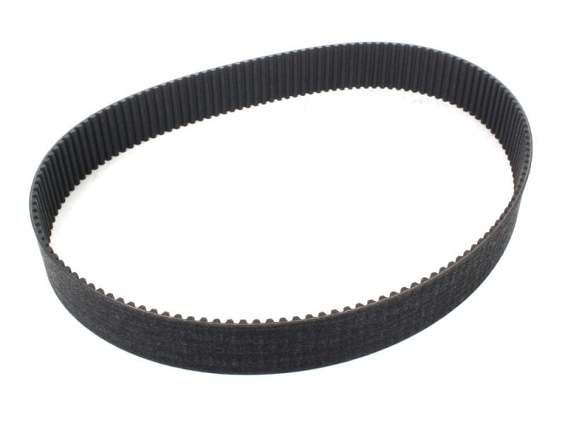 Flexible black motorcycle belt for Revelry Motorcycles bike accessories.