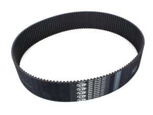 High-quality motorcycle drive belt for optimal engine performance.