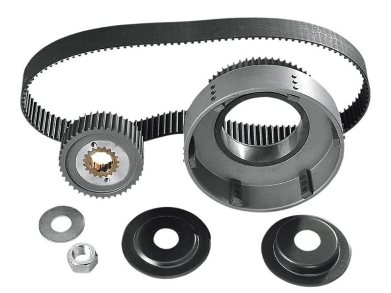 Closed Belt Drive Kit. Fits Big Twin 1965-1978. Gear belt drive and sprockets for motorcycles - Revelry Cycles Australia.