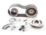 Timing belt and motorcycle parts for optimal engine performance at Revelry Motorcycles.