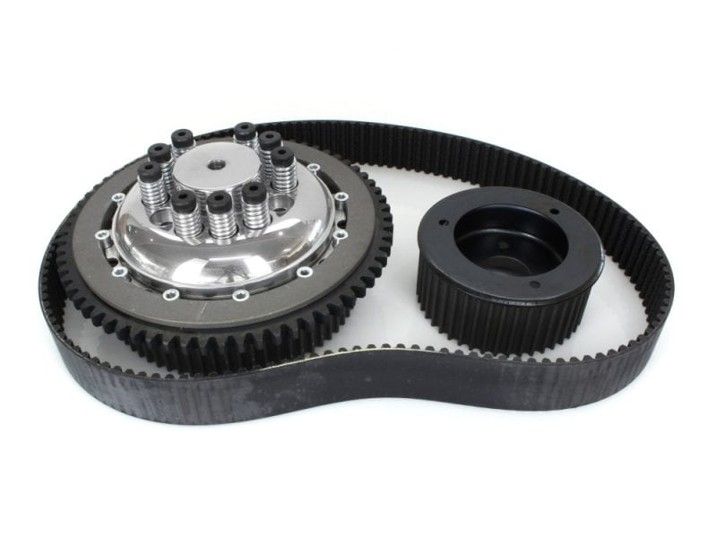 Closed Belt Drive Kit - 1-5/8in.. Fits Softail 1986-1989. High-performance motorcycle timing belt kit with tensioner for Revelry Motorcycles.