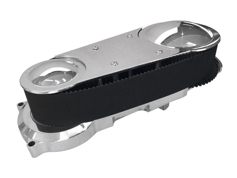 Revelry Motorcycles gear shifter pedal with dual side mirrors for custom bike builds, made of high-quality metallic and black components.