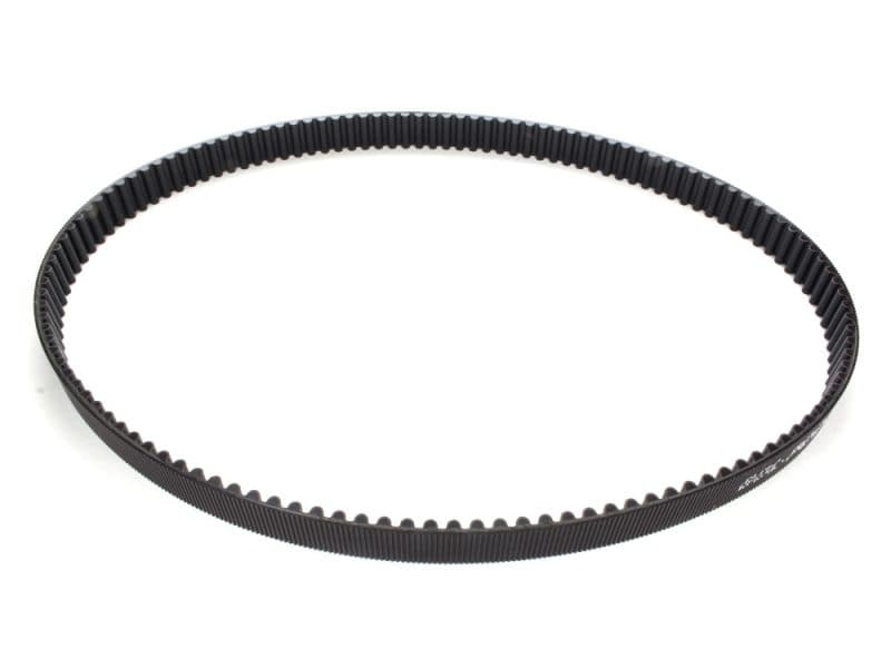 126 Tooth x 1-1/2in. Wide Final Drive Belt. Fits 4Spd Big Twin 1980-1986 with 70 Tooth Rear Pulley. Black motorcycle timing belt for Revelry Motorcycles, durable and high-quality.