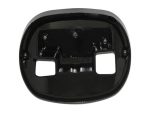 Black motorcycle tail light lens cover for Revelry Motorcycles.
