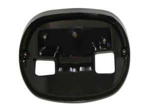 Black motorcycle tail light lens cover for Revelry Motorcycles.