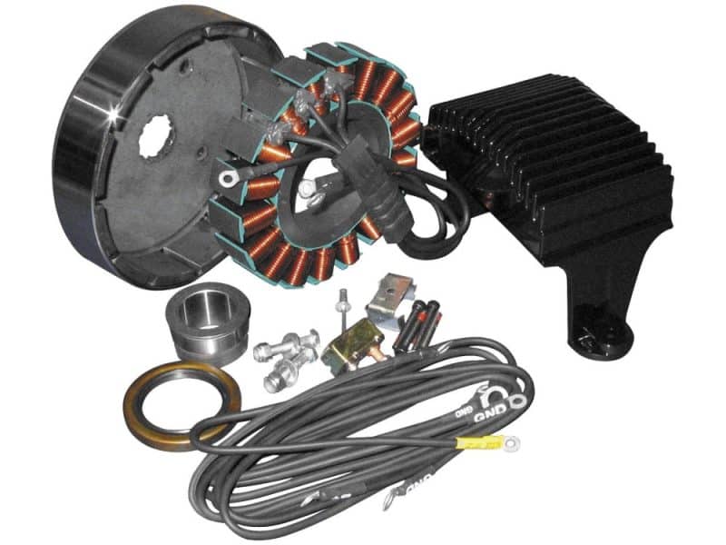 50 Amp 3 Phase Alternator Kit. Fits Touring 1999-2003. High-performance electric motorcycle stator and controller kit for Revelry Motorcycles in Australia.