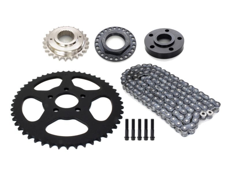 High-quality motorcycle sprocket and chain kit for Revelry Motorcycles in Australia.