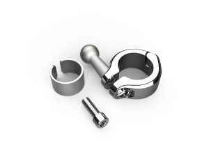 Bar Mount Clamp - Chrome. Fits 7/8-1in. Bar