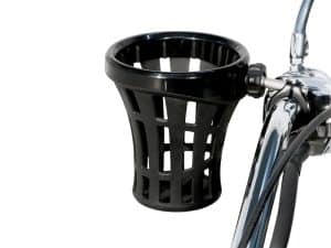 Black motorcycle cup holder for Revelry Motorcycles stylish bikes Australia.