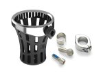 High-performance motorcycle handlebar lock washer and lock ring for secure bike maintenance.