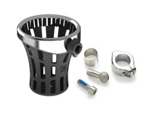 High-performance motorcycle handlebar lock washer and lock ring for secure bike maintenance.