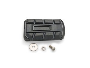 Chicane Brake Pedal Pad - Black. Fits Touring 1980up, FL Softail 1986-2017 & Dyna Switchback 2012-2016