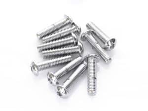 High-quality silver motorcycle screws for Revelry Motorcycles parts and accessories.