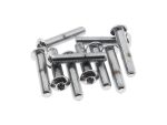 1/4-28 x 1-1/4in. UNF Button Head Allen Bolts - Chrome. Pack 10.