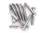 Stainless steel motorcycle bolts and fasteners for Revelry Motorcycles.
