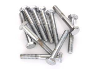 Stainless steel motorcycle bolts and fasteners for Revelry Motorcycles.