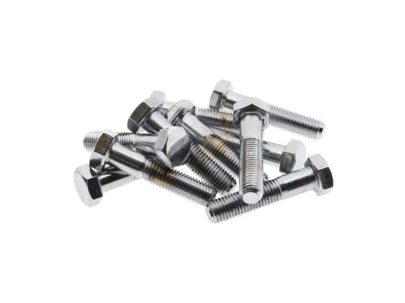 Stainless steel motorcycle engine bolts, hardware for Revory Motorcycle parts.