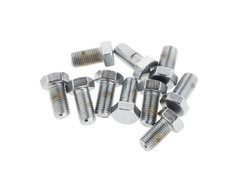 Bolt fasteners for motorcycle maintenance and customisation.