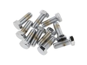 Stainless steel motorcycle axle bolts for Revelry Motorcycles, durable and high-quality.