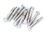 High-performance motorcycle bolts for Revelry Motorcycles, durable and chrome-plated for reliability.