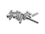 1/4-28 x 1in. UNF Polished Socket Head Allen Bolts - Chrome. Pack 10.