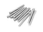 5/16-24 x 3in. UNF Polished Socket Head Allen Bolts - Chrome. Pack 10.