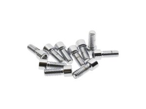 1/4-20 x 5/8in. UNC Polished Socket Head Allen Bolts - Chrome. Pack 10.
