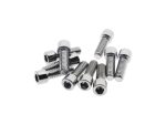 1/4-20 x 3/4in. UNC Polished Socket Head Allen Bolts - Chrome. Pack 10.