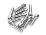 5/16-18 x 1in. UNC Polished Socket Head Allen Bolts - Chrome. Pack 10.