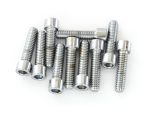 5/16-18 x 1-1/4in. UNC Polished Socket Head Allen Bolts - Chrome. Pack 10.