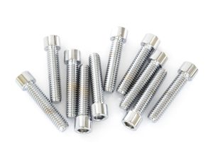 5/16-18 x 1-1/2in. UNC Polished Socket Head Allen Bolts - Chrome. Pack 10.