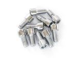 3/8-16 x 3/4in. UNC Polished Socket Head Allen Bolts - Chrome. Pack 10.